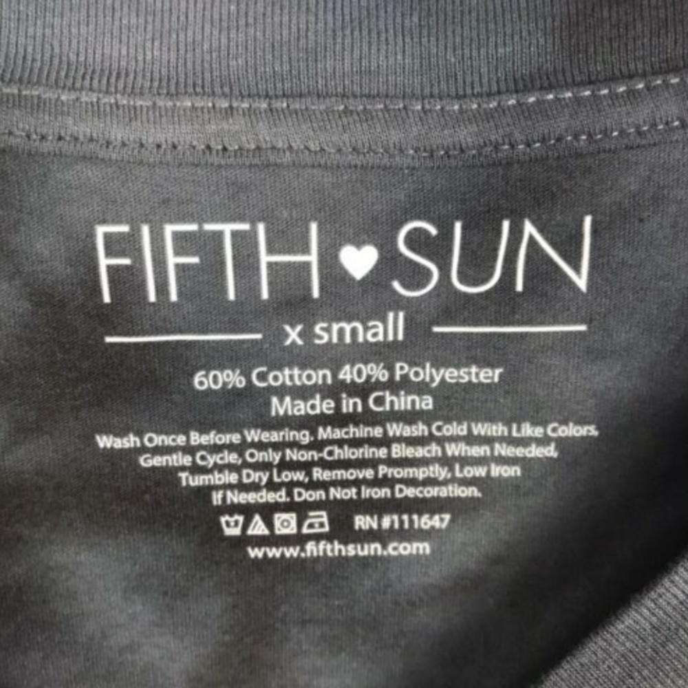 Fifth Sun NASA Print 3/4 Sleeve Casual Shirt Top - Picture 3 of 5